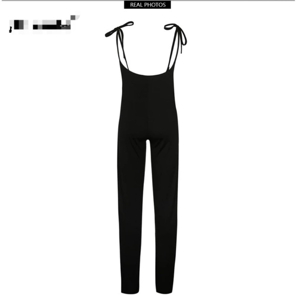 RESTOCKED! Black High Waist Overall Pants - Picture 5 of 6